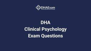 DHA Clinical Psychology Exam